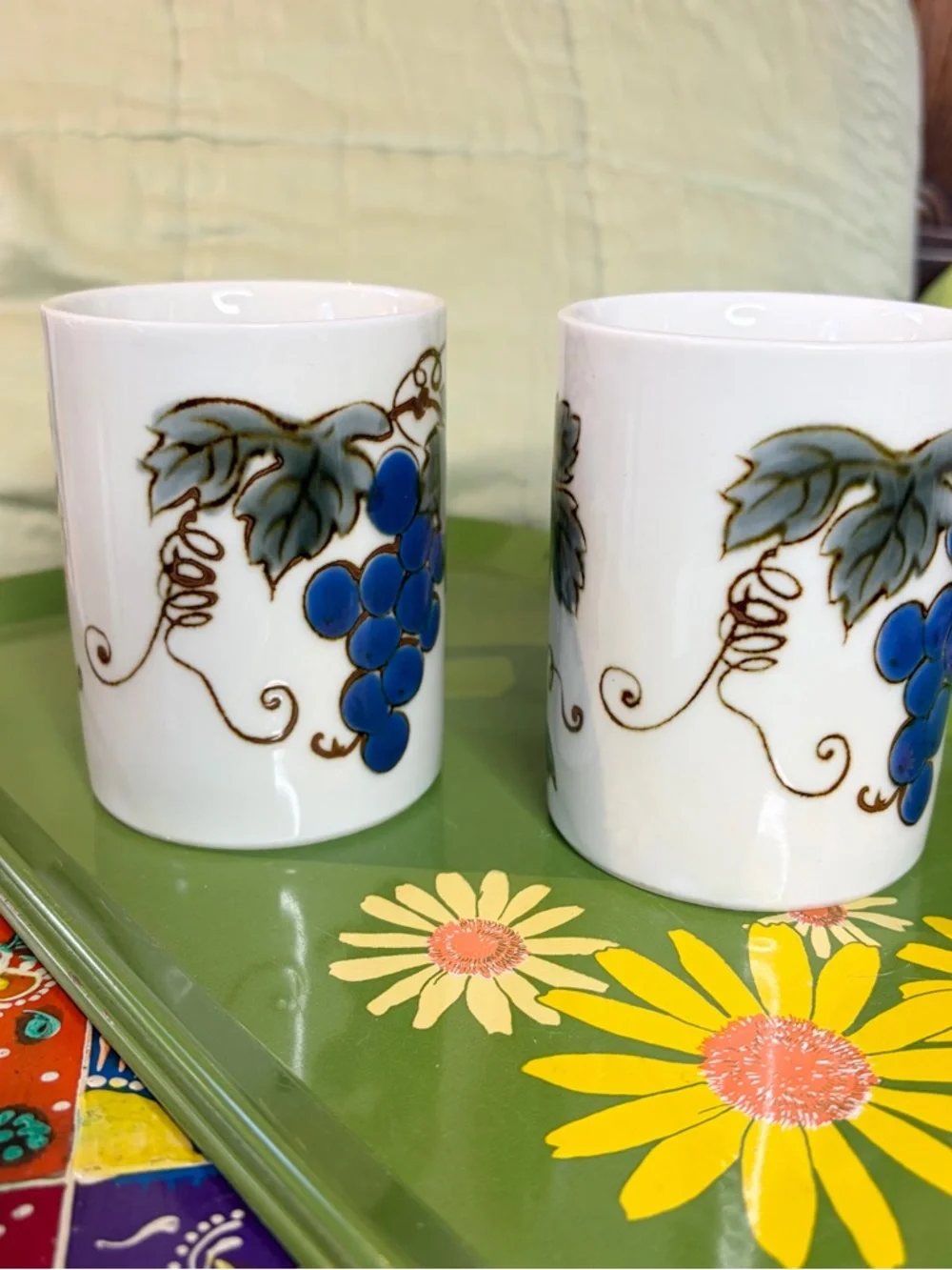 Otagiri Japan Grape Mug set of 2